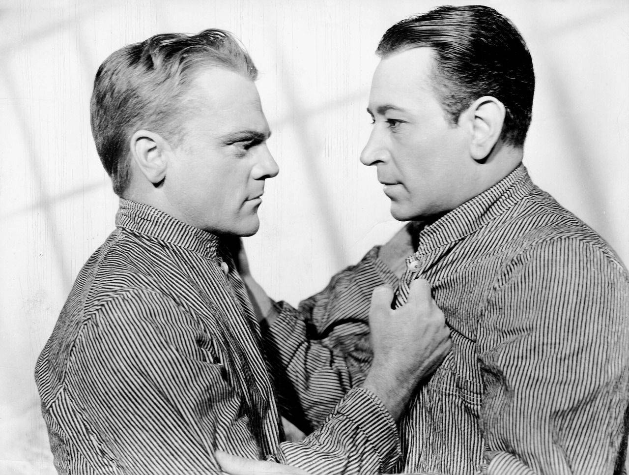 James Cagney y George Raft en Muero cada amanecer (Each Dawn I Die)