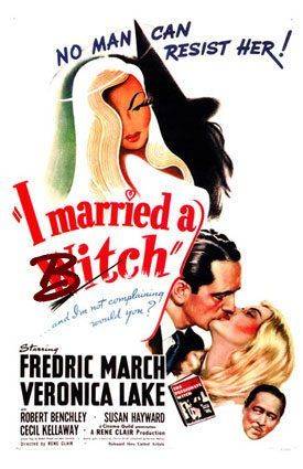 Veronica Lake - Me enamore de una bruja - Poster