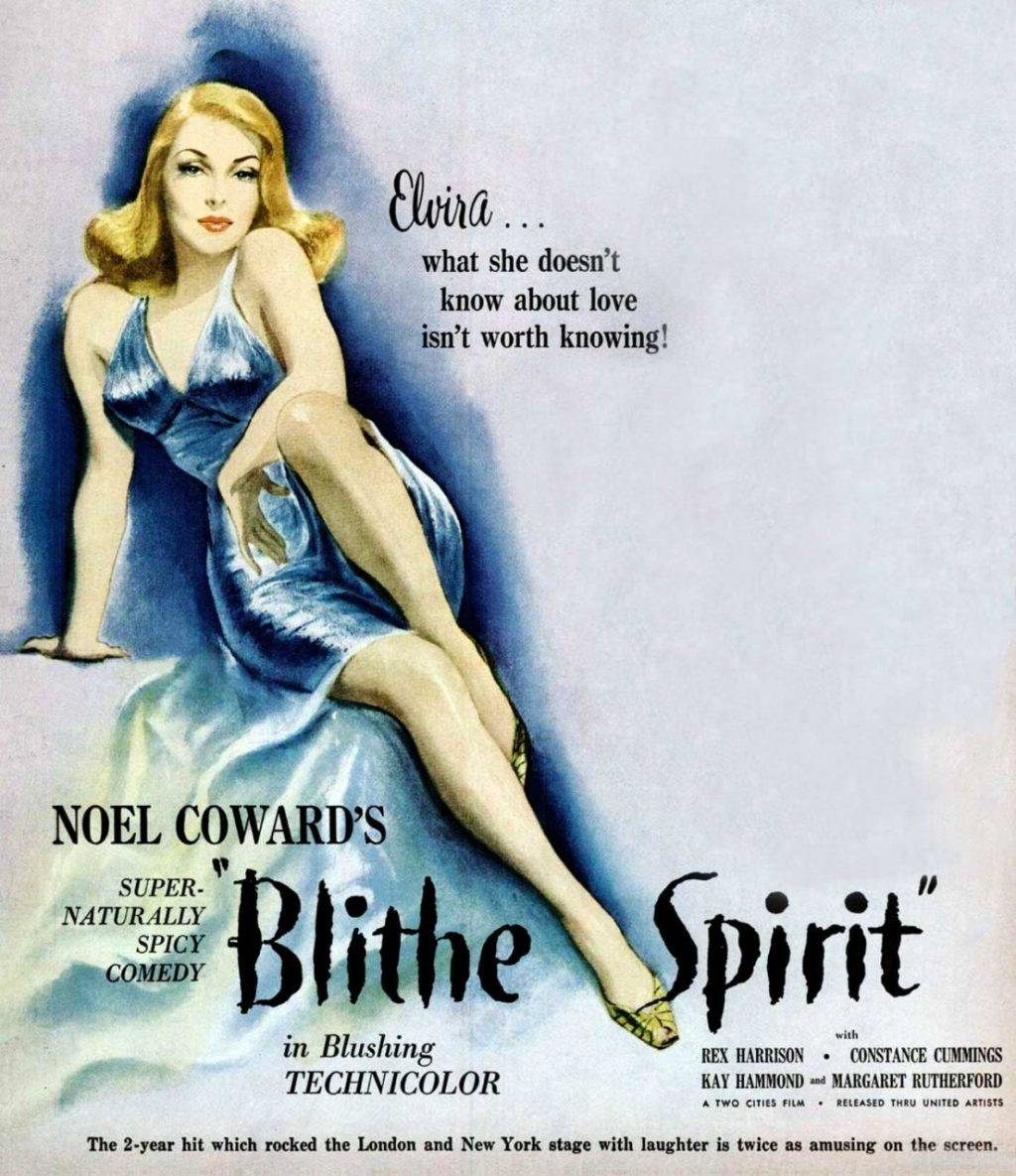 Blithe Spirit - El espíritu burlón - Poster