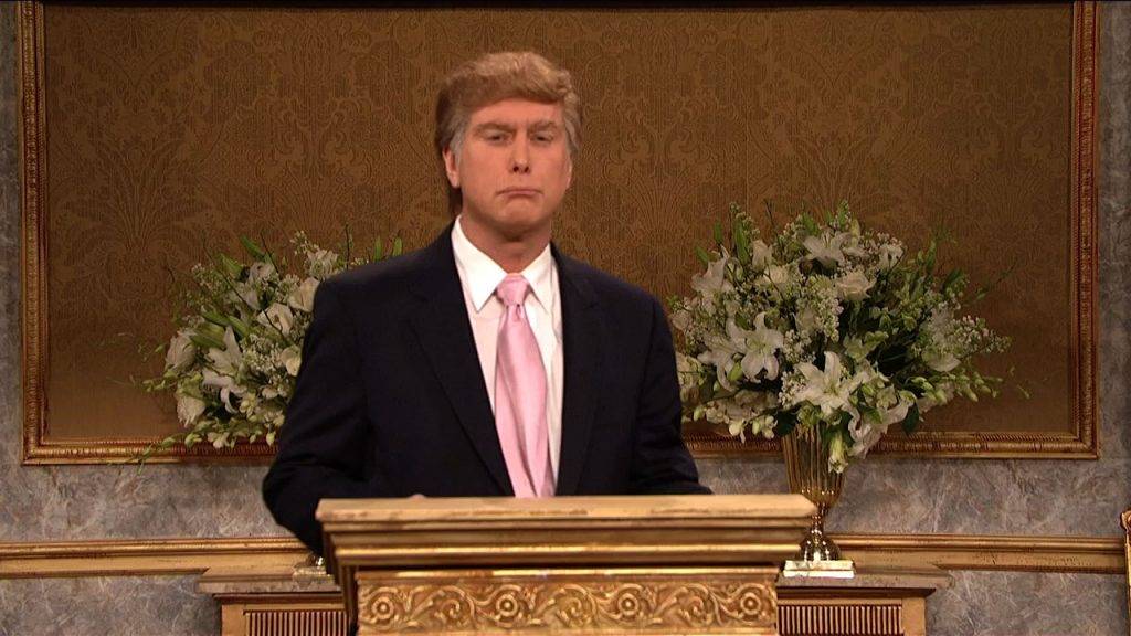 Darrell Hammond imitando a Donald Trump