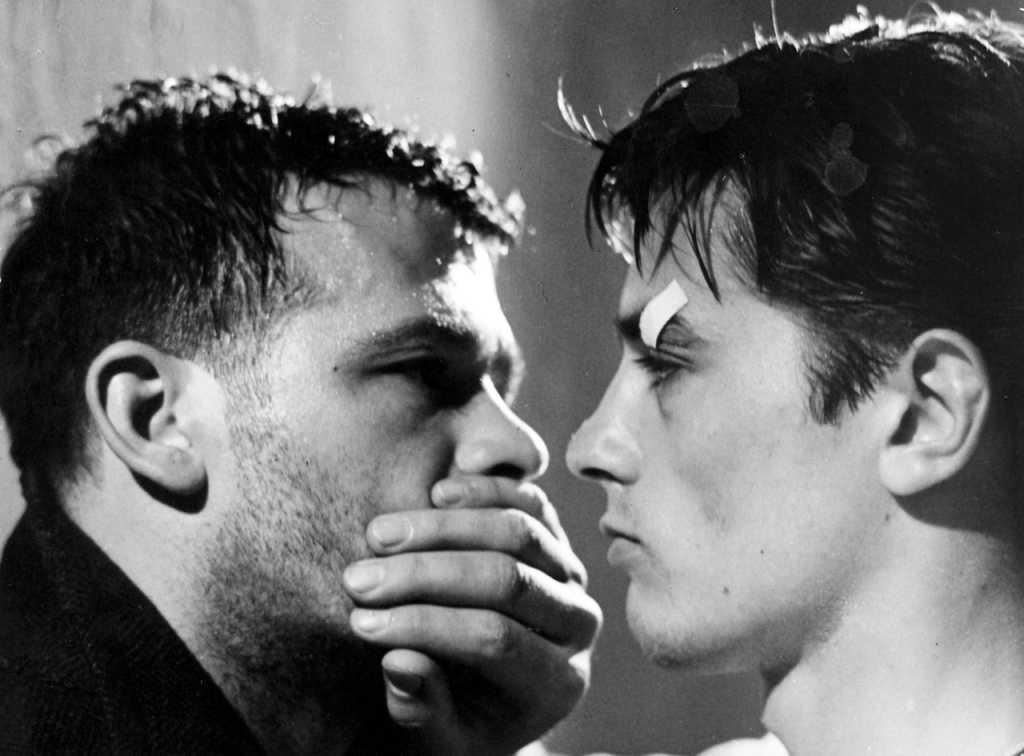 Renato Salvatori y Alain Delon