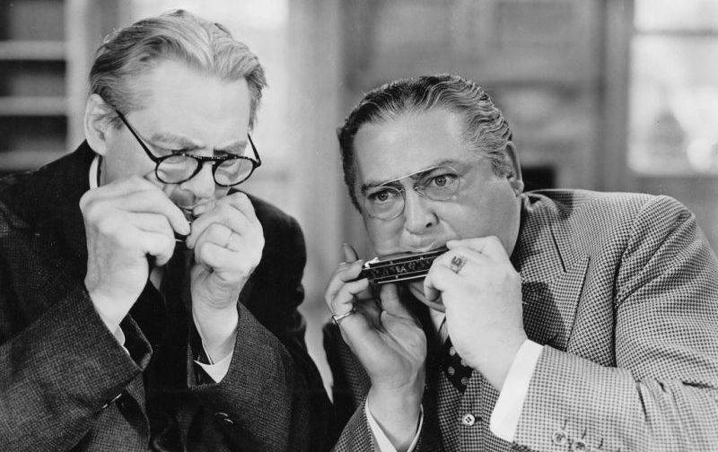 Edward Arnold y Lionel Barrymore