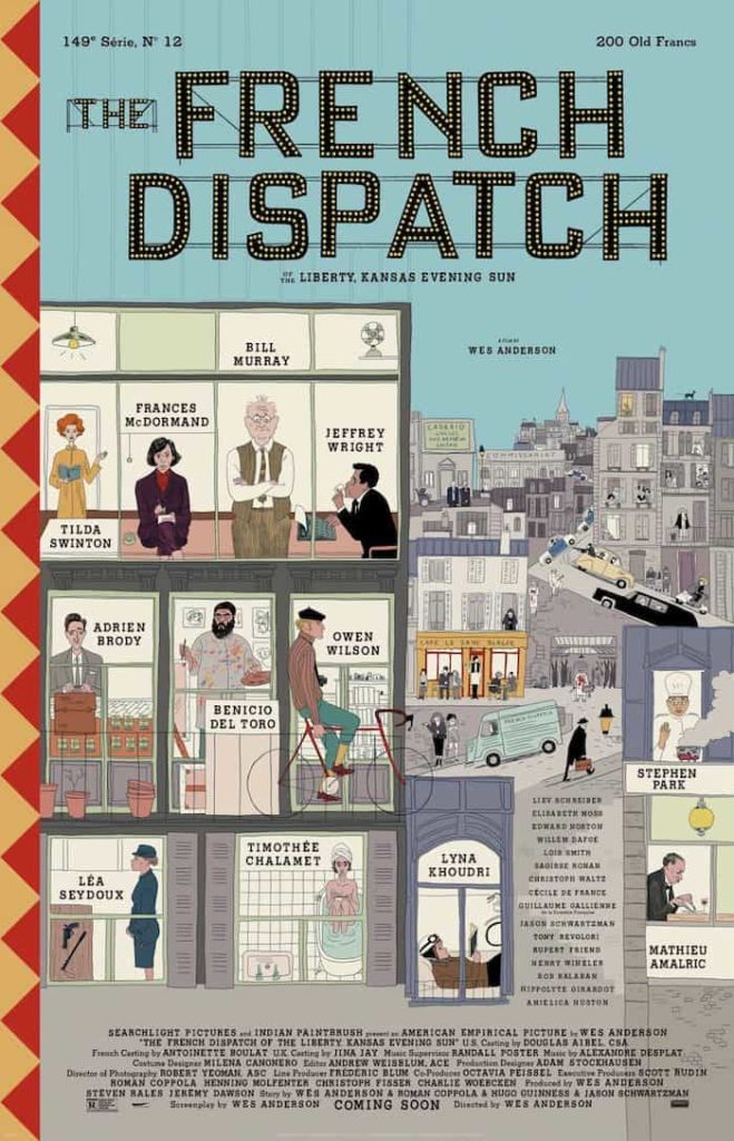 The Frech Dispatch - Poster - La cronica francesa