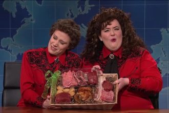 Kate McKinnon y Aidy Bryant en Saturday Night Live