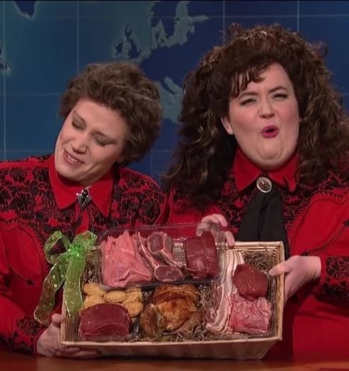 Kate McKinnon y Aidy Bryant en Saturday Night Live