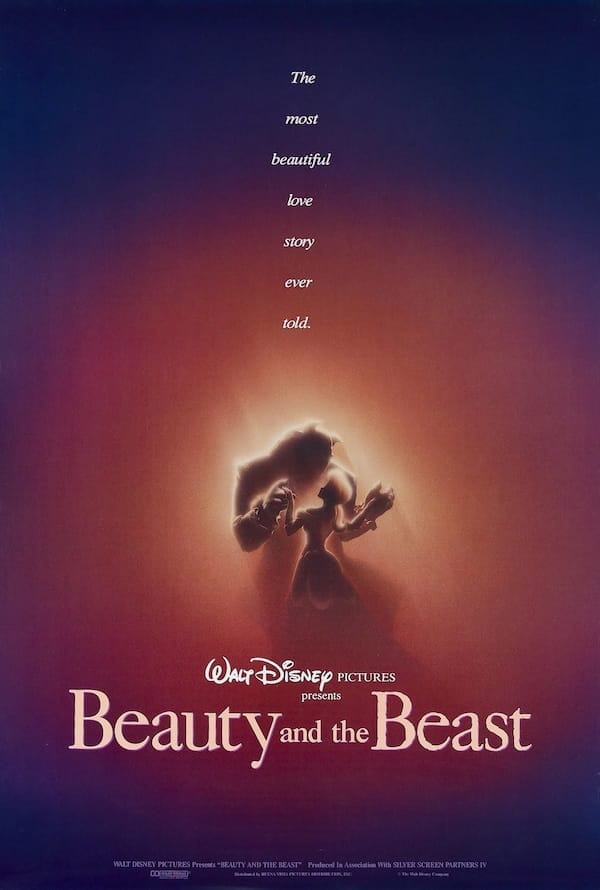 La Bella y la Bestia 1991 - Poster Original