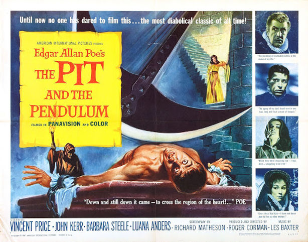 El péndulo de la muerte (The Pit and the Pendulum, 1961) - Cartel original