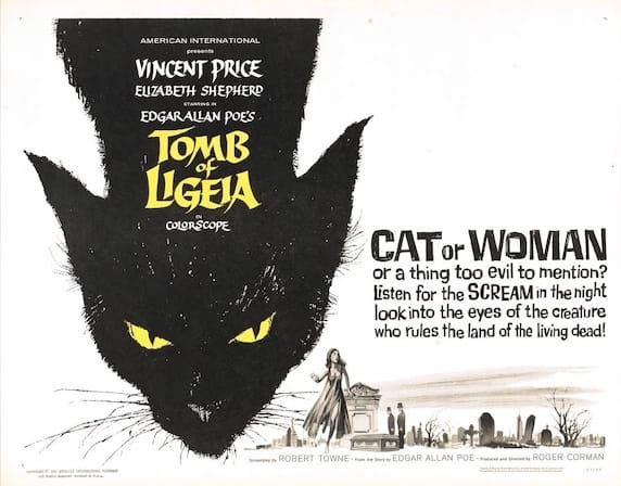 La tumba de Ligeia (Tomb of Ligeia, 1964) - Lobby card
