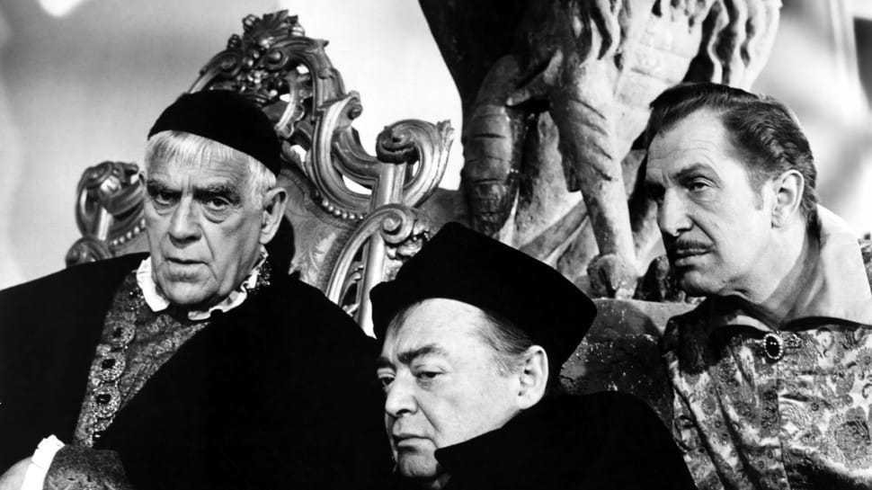 Roger Corman adaptaciones Poe - Boris Karloff, Peter Lorre y Vincent Price