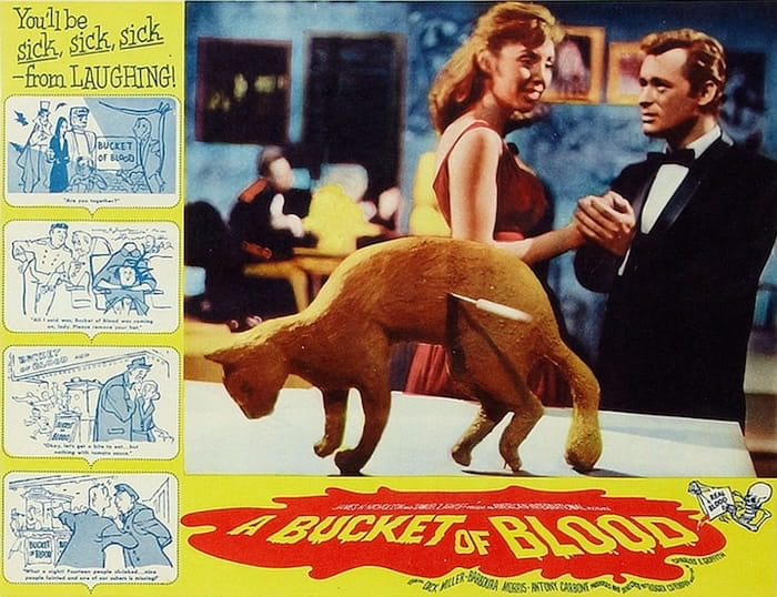 Un cubo de sangre - A bucket of Blood. - Cartel