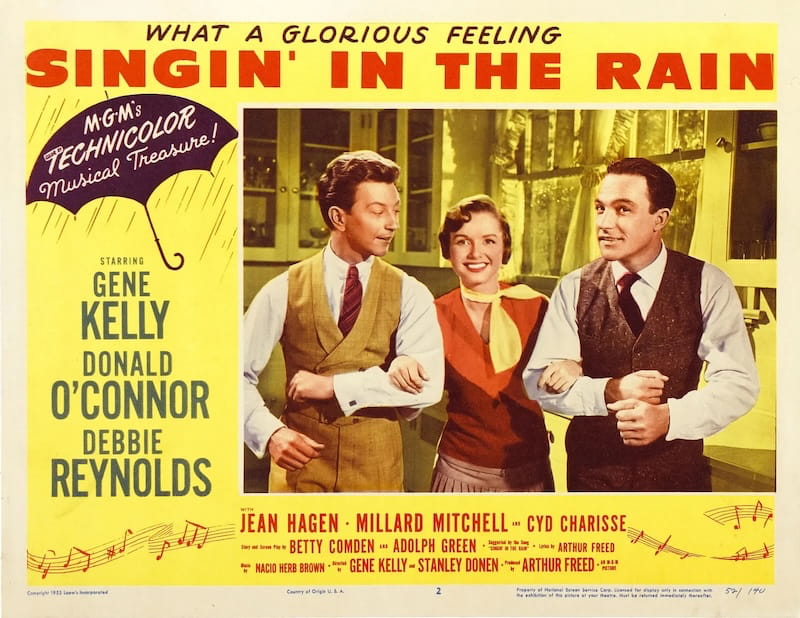 Cantando bajo la lluvia - Análisis - Lobby card.jpg