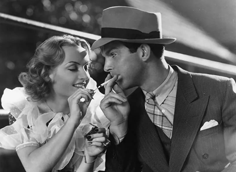 Carole Lombard y Fred MacMurray - Candidata a millonaria [Hands Across the Table]