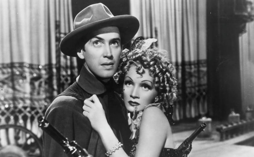 Destry Rides Again - James Stewart y Marlene Dietrich