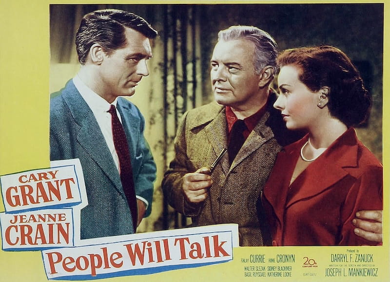 Murmullos en la ciudad (People Will Talk) - Cartel original