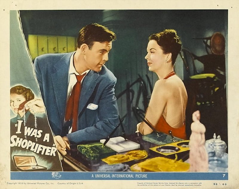 I Was a Shoplifter (1950) - Cartel original