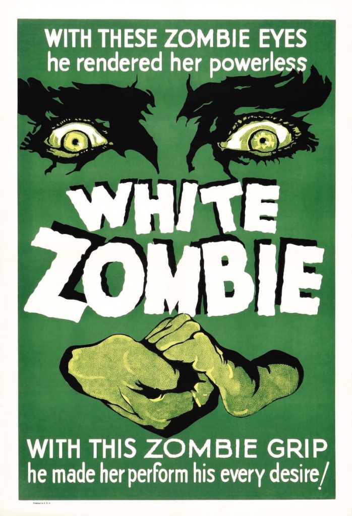 La legión de los hombres sin alma (White Zombie) - Cartel original